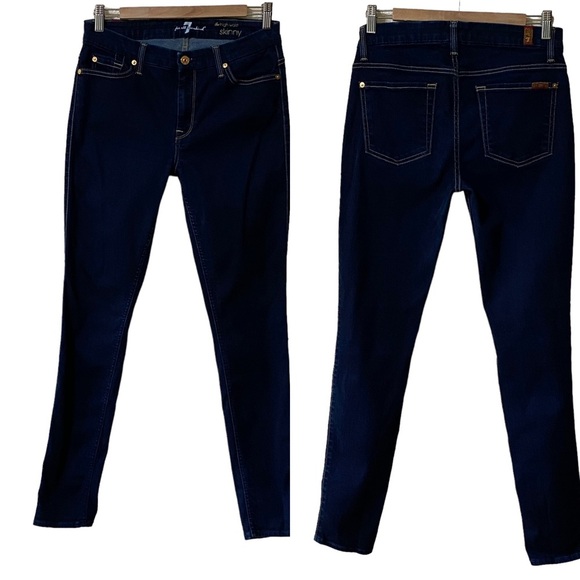 7 For All Mankind The‎ High Waist Skinny - Picture 1 of 12